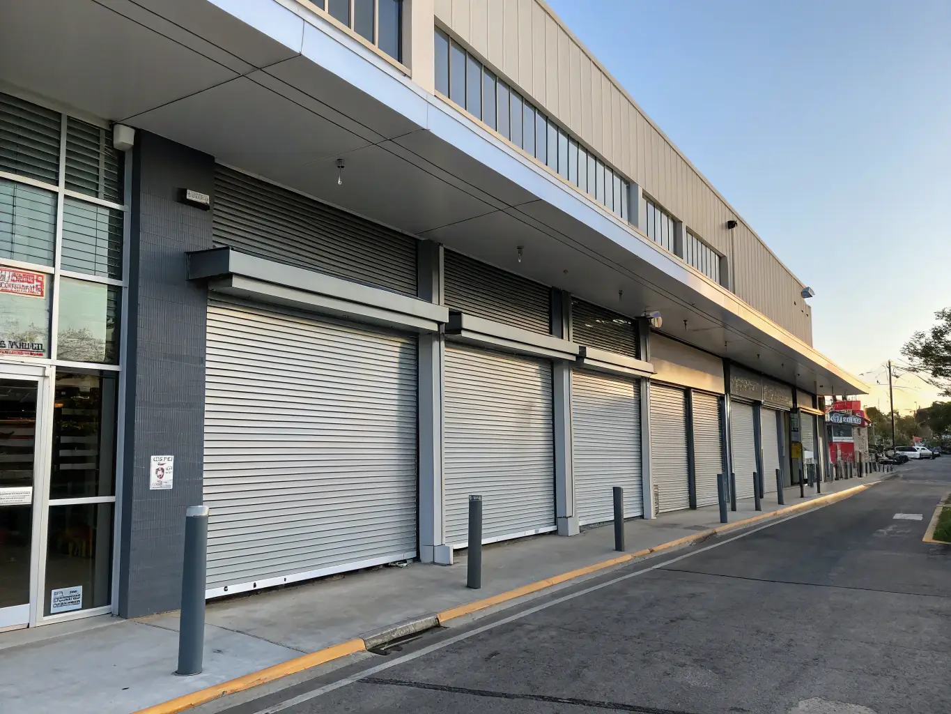 A close-up shot of a perfectly installed roller shutter, highlighting the quality and attention to detail provided by Roll Right Solutions.